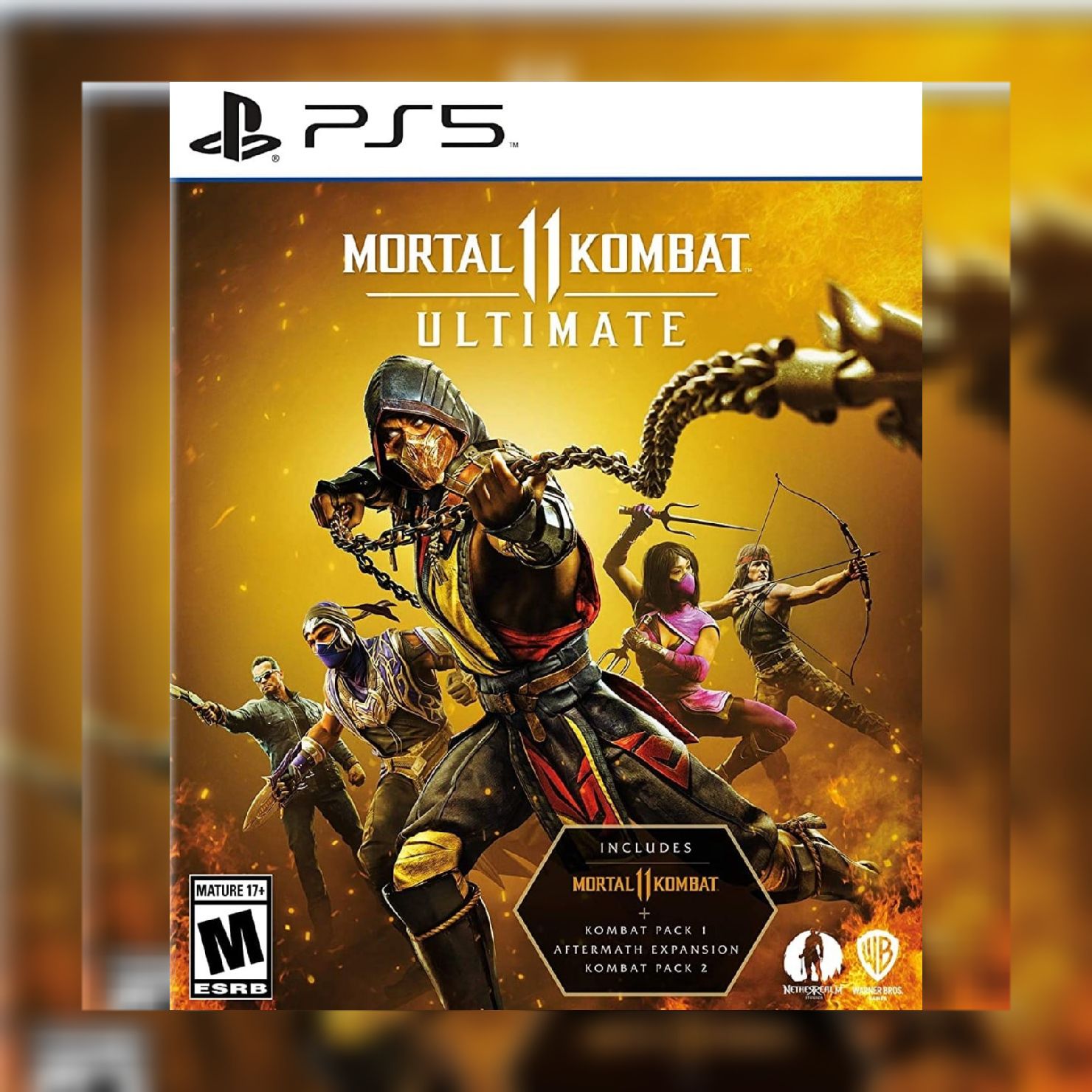 Mortal Kombat 11 Ultimate (PS5 / Playstation 5) with Kombat Pack 1,  Aftermath and Kombat Pack 2 