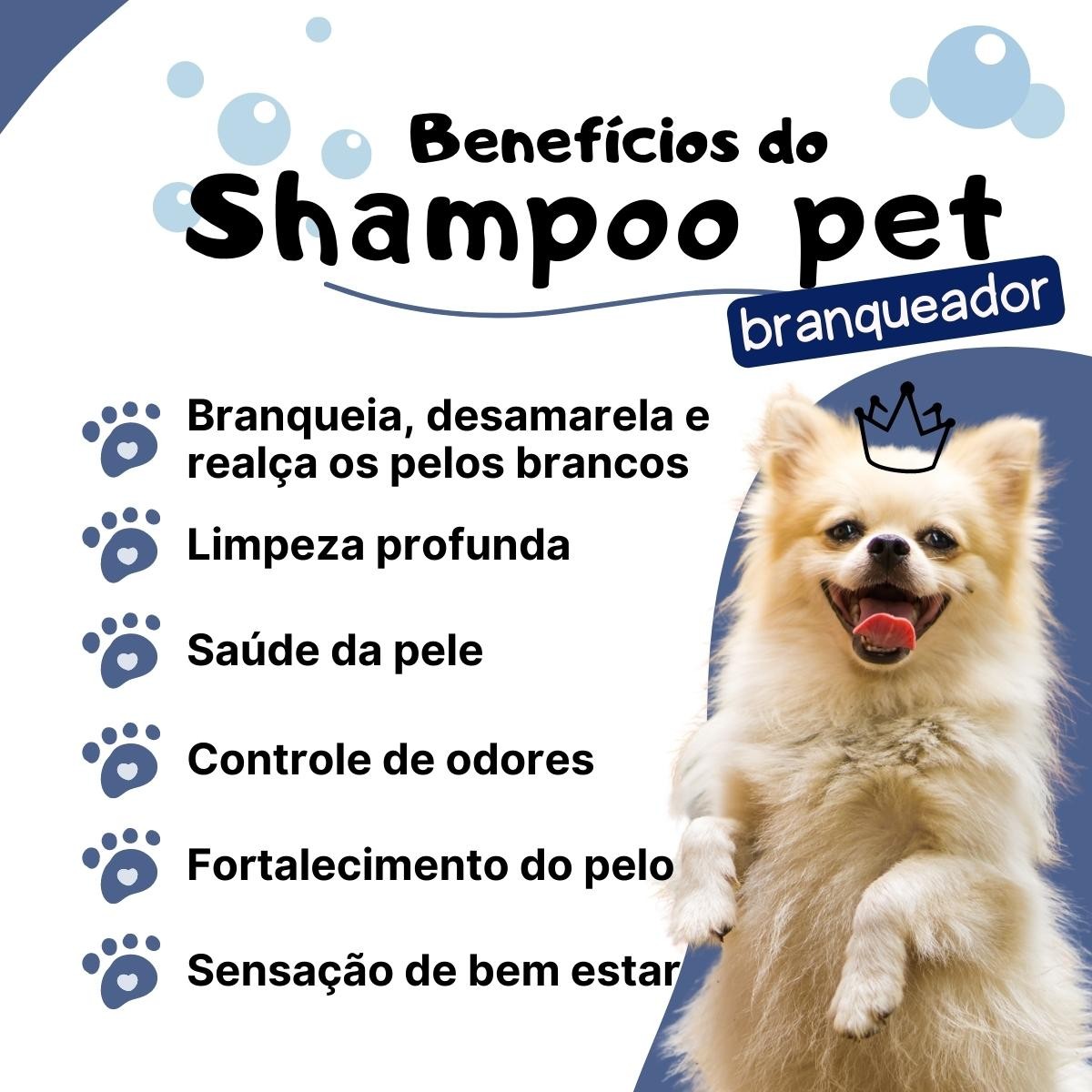 Shampoo Pet Branqueador para Cães e Gatos Galão de 5 L Casa Pet Clean