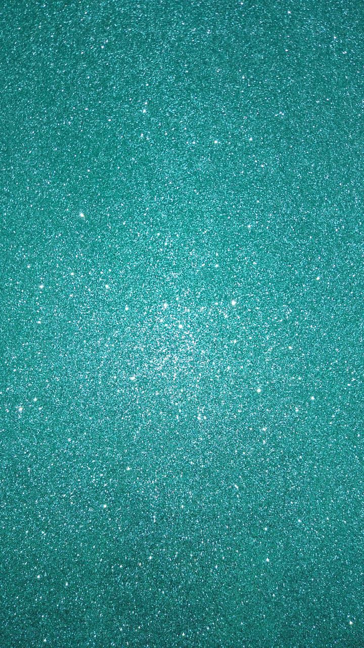 Pacote Com 5 Folhas C Glitter 40x60 De 15mm Verde Agua Eva Haiti 5895