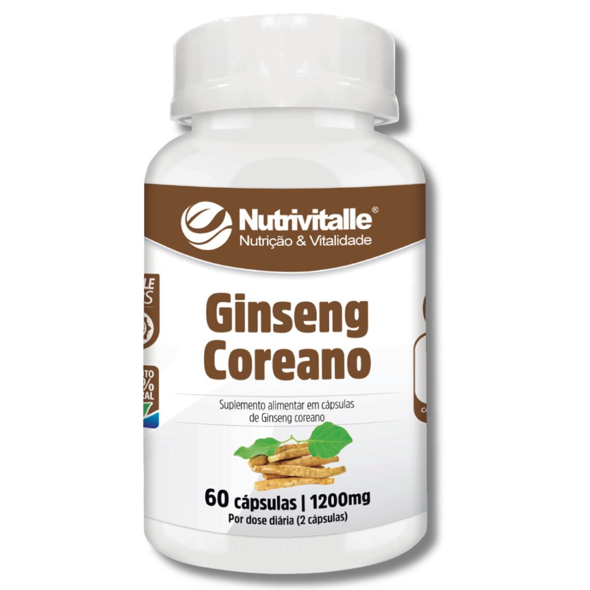 Ginseng Coreano mg Cápsulas Nutrivitalle Natunutra