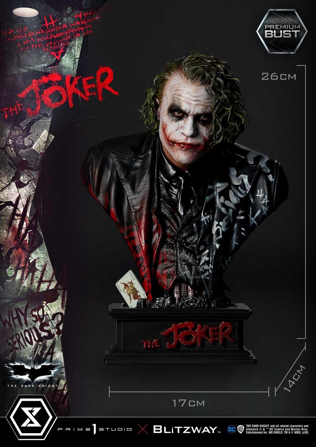 Prime 1 Studio The Dark Knight - The Joker Premium Bust 1/3