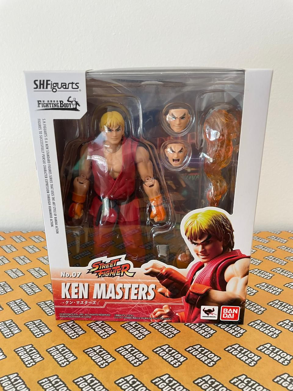 SHFiguarts ケン・マスターズ BR Figures Action - Masters Ken Fighter Street - S.H.Figuarts Bandai No.07 ゲームキャラクター