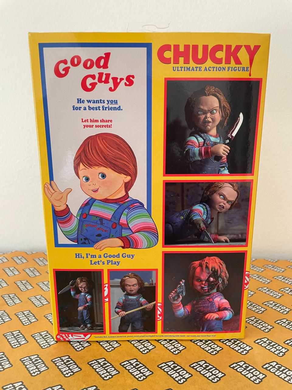 Chucky Ultimate NECA: 4 caras + Faca - Action Figures BR
