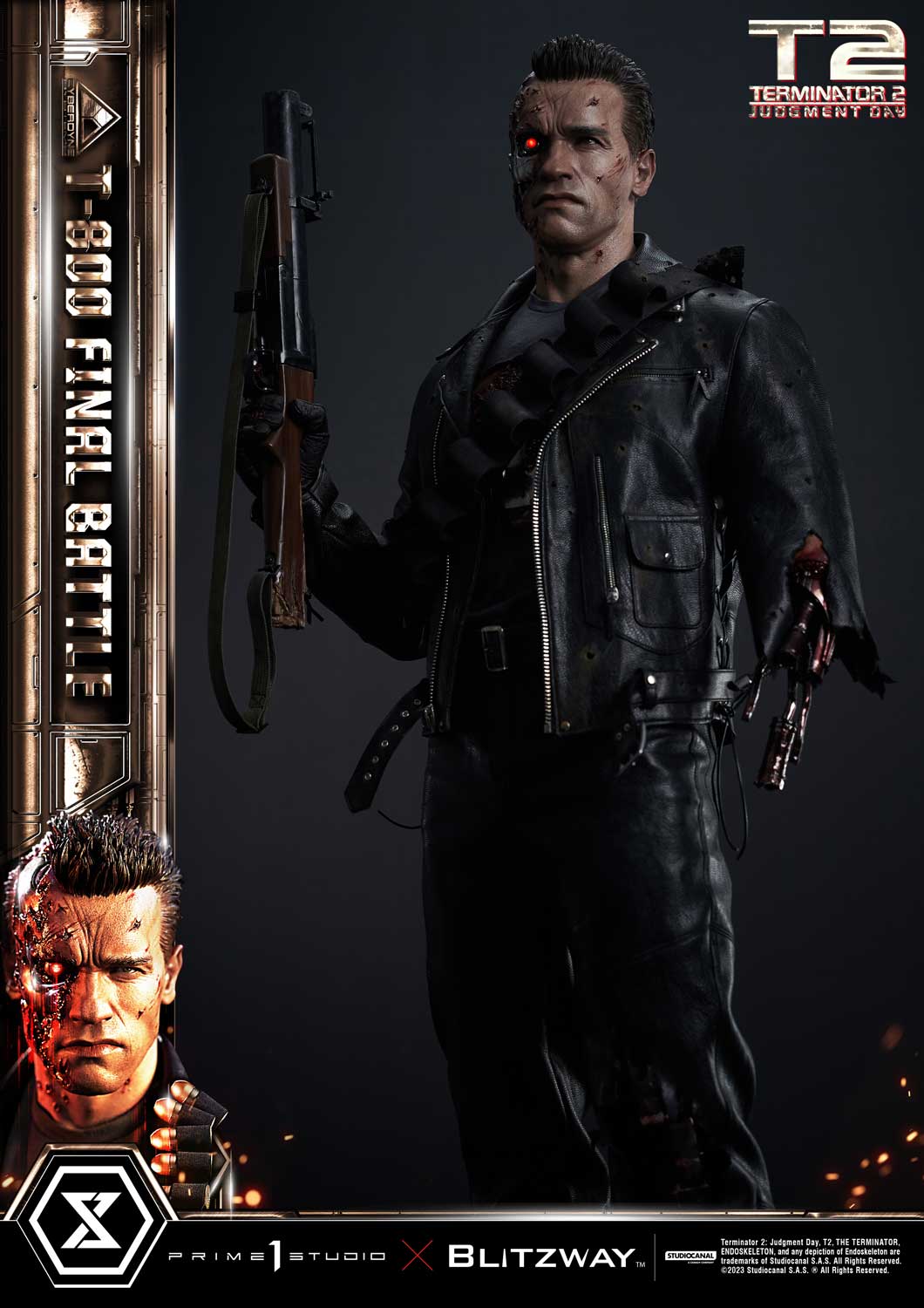 PRÉ-VENDA] Estátua T-800 Terminator 2 - Prime 1 Studio x Blitzway