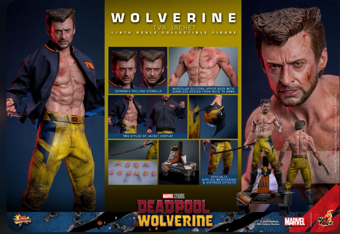 🐺 Wolverine TVA 1/6 Scale Figure | Deadpool & Wolverine | Hot