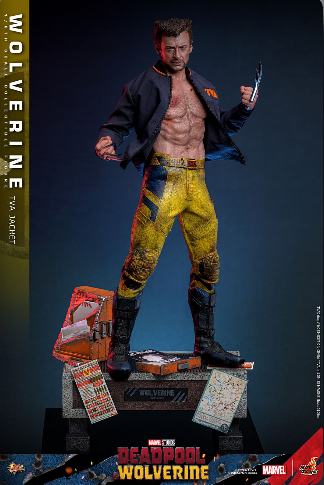 🐺 Wolverine TVA 1/6 Scale Figure | Deadpool & Wolverine | Hot