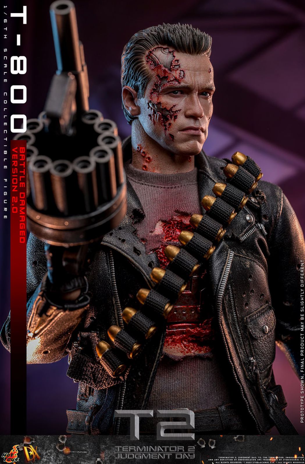 Terminator 2 Judgment Day T-800 バストフィギュア Pré-venda] Hot Toys Terminator 2 - Judgment Day - T-800 (2.0