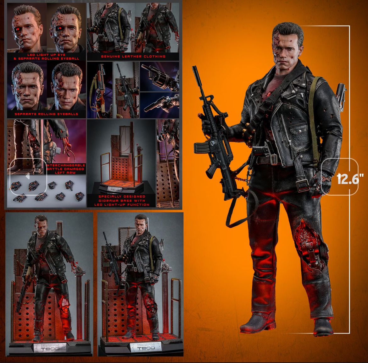 Pré-venda] Hot Toys Terminator 2 - Judgment Day - T-800 (2.0