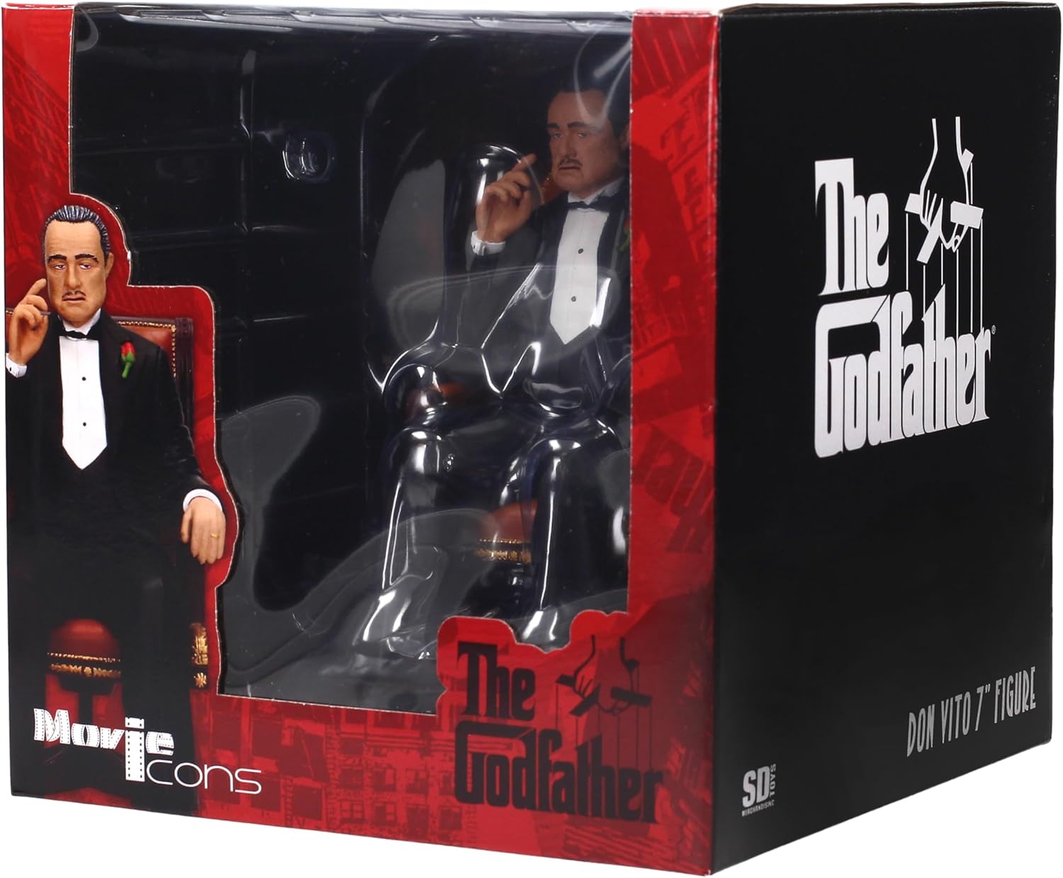 SD Toys The Godfather PVC Movie Icons Don Vito Corleone Statue 15