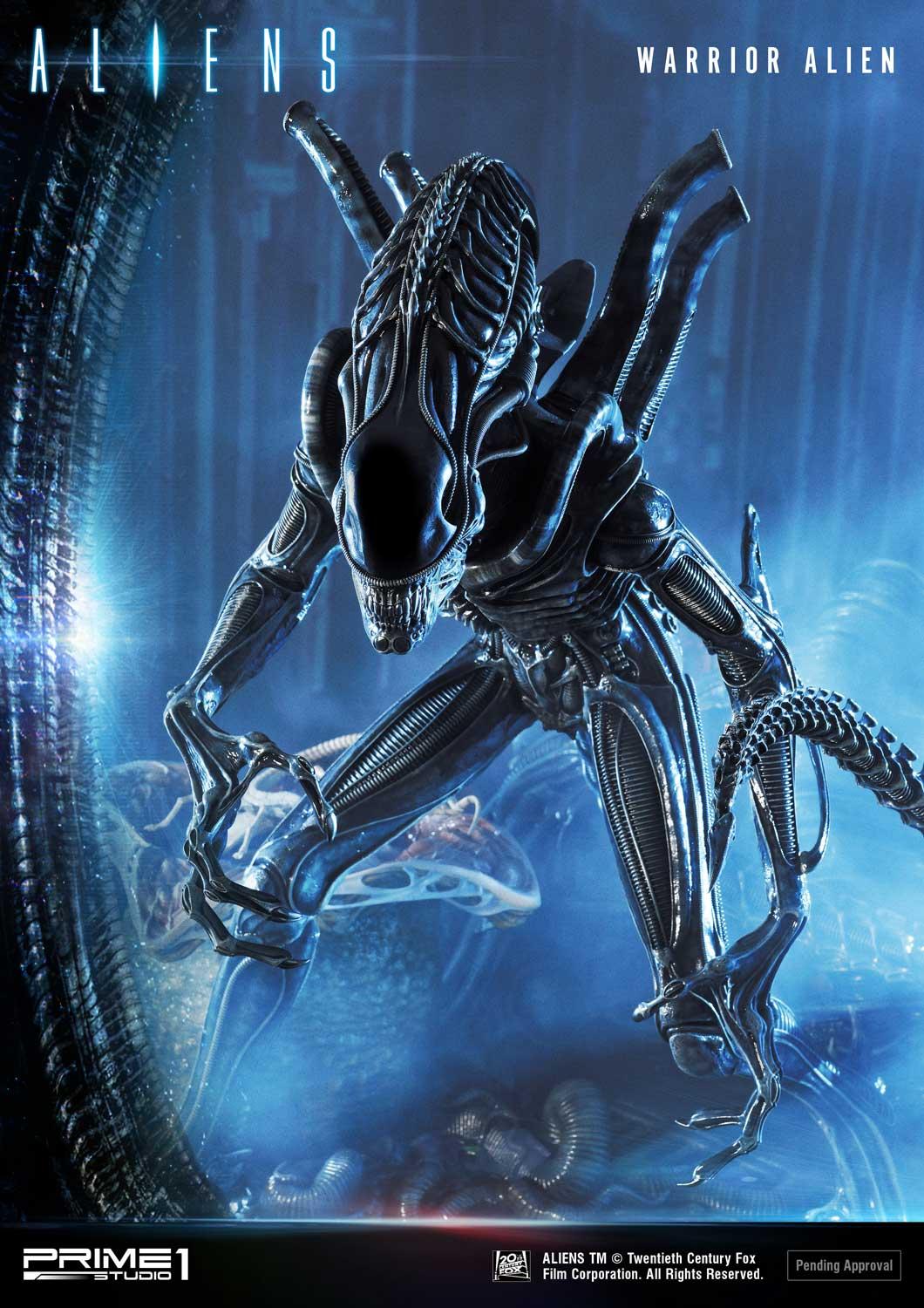 コトブキヤ　Warrior Alien 1/6 スケール塗装済組み立てキット Warrior Alien Diorama - Estátua Premium Colecionável | Prime 1