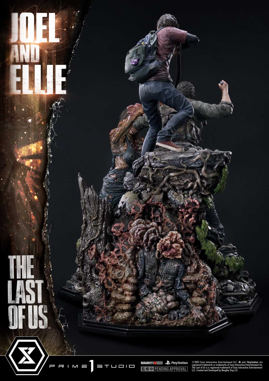 The Last of Us Part I - Estátua Joel & Ellie Prime 1 Studio