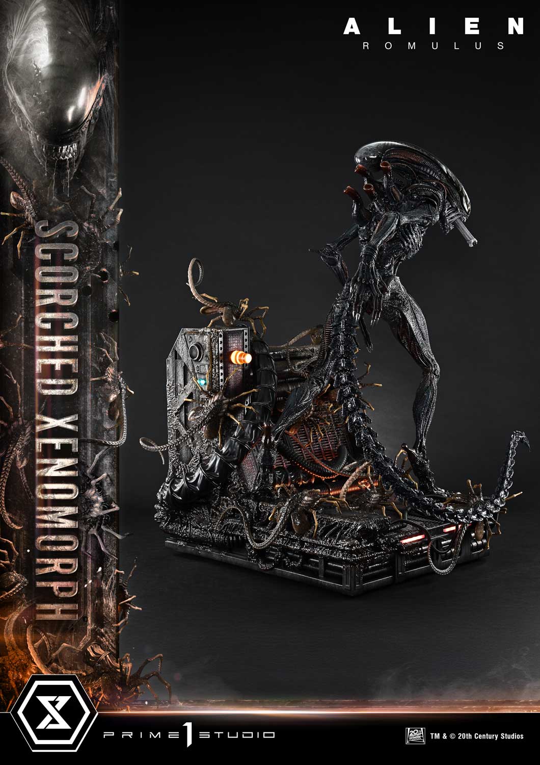 👽 Alien: Romulus Scorched Xenomorph 1/3 Scale Statue | Prime 1