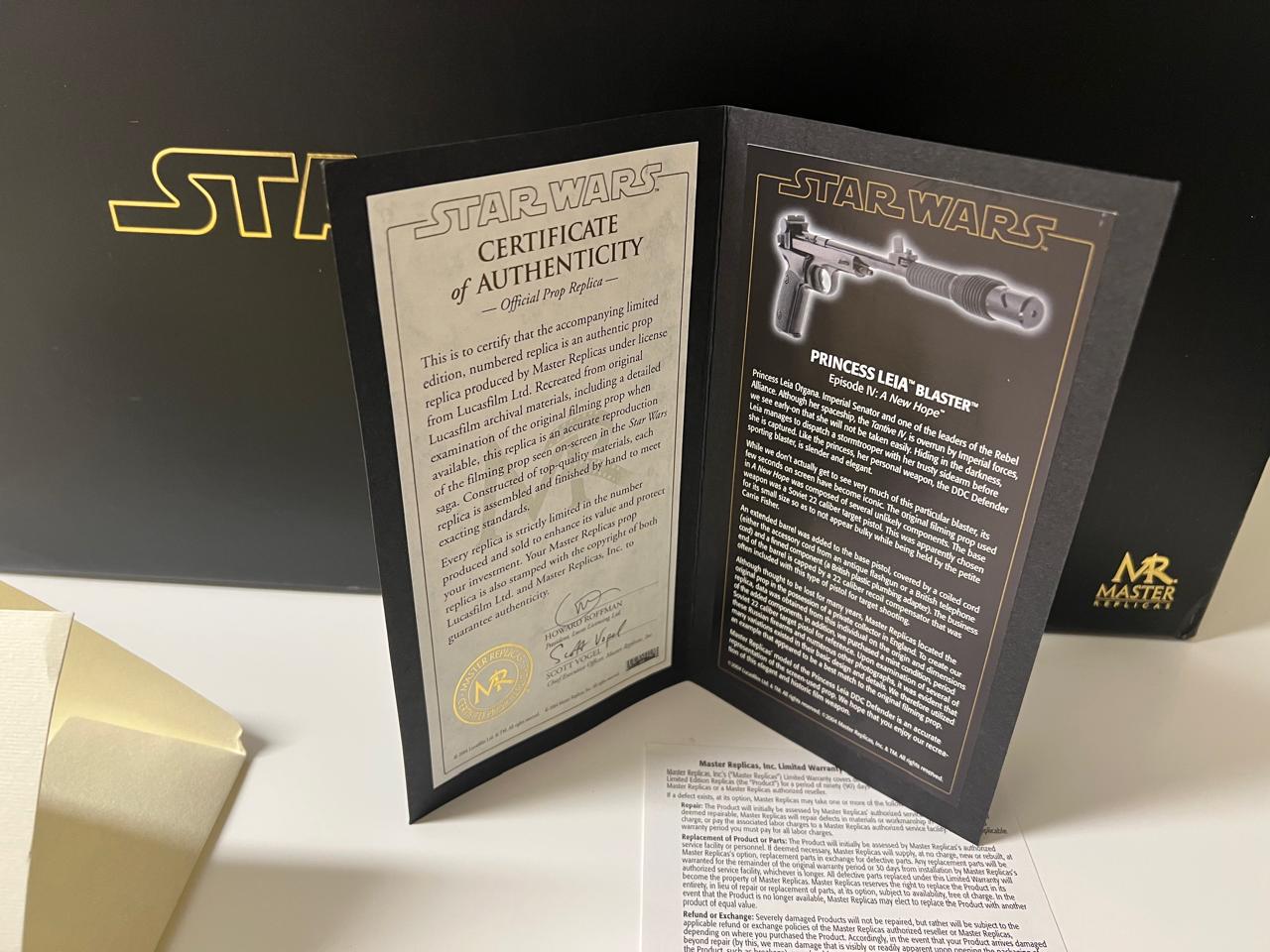 🔫 Master Replica – Blaster Princesa Leia (Star Wars Ep. IV