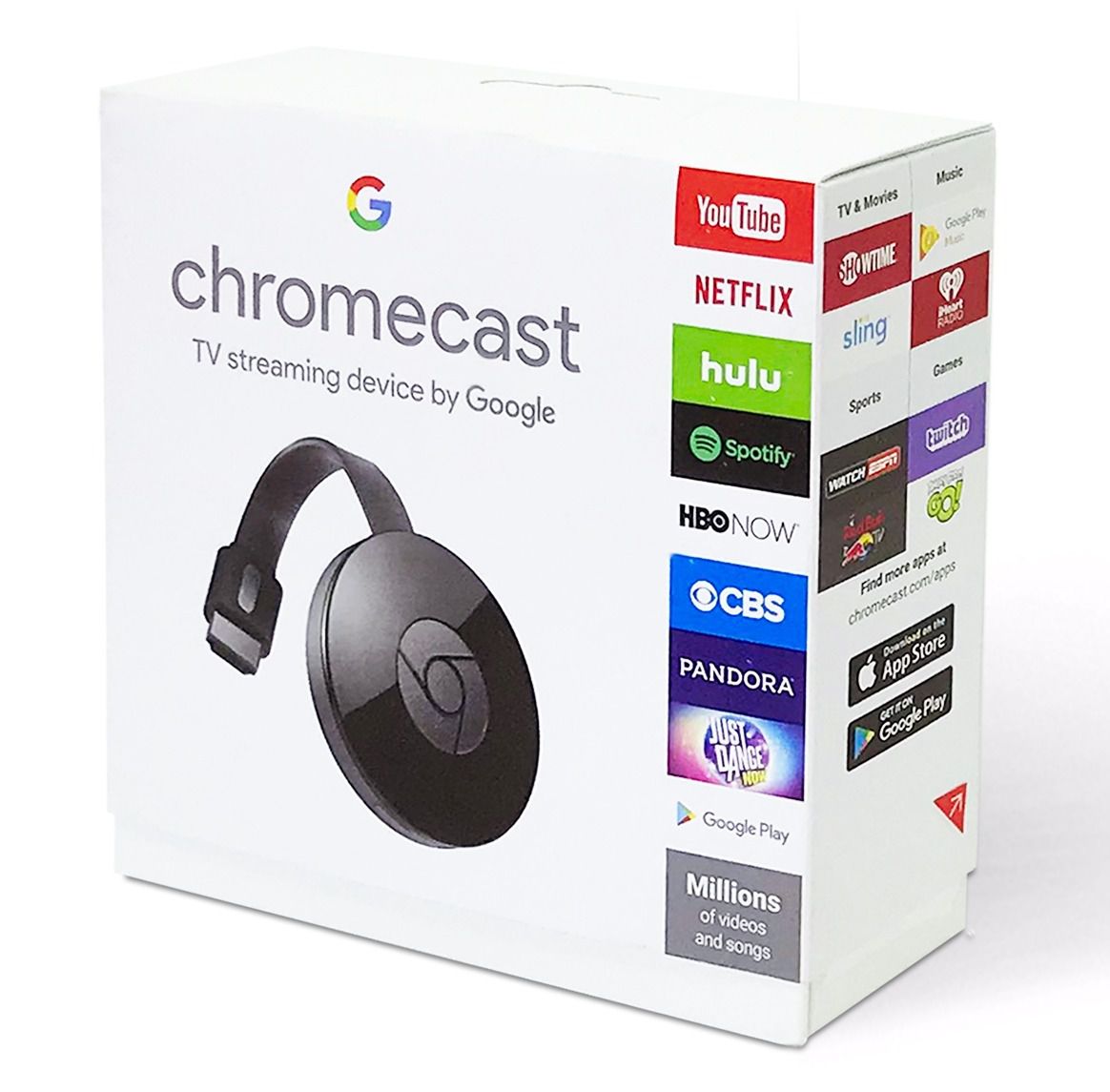 Chromecast 2 Google Hdmi Edição 2016 Chrome Cast - Mgb brasil