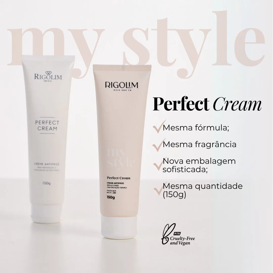 Pomada AntiFrizz e Modeladora Perfect Cream - Rigolim Hair&Co
