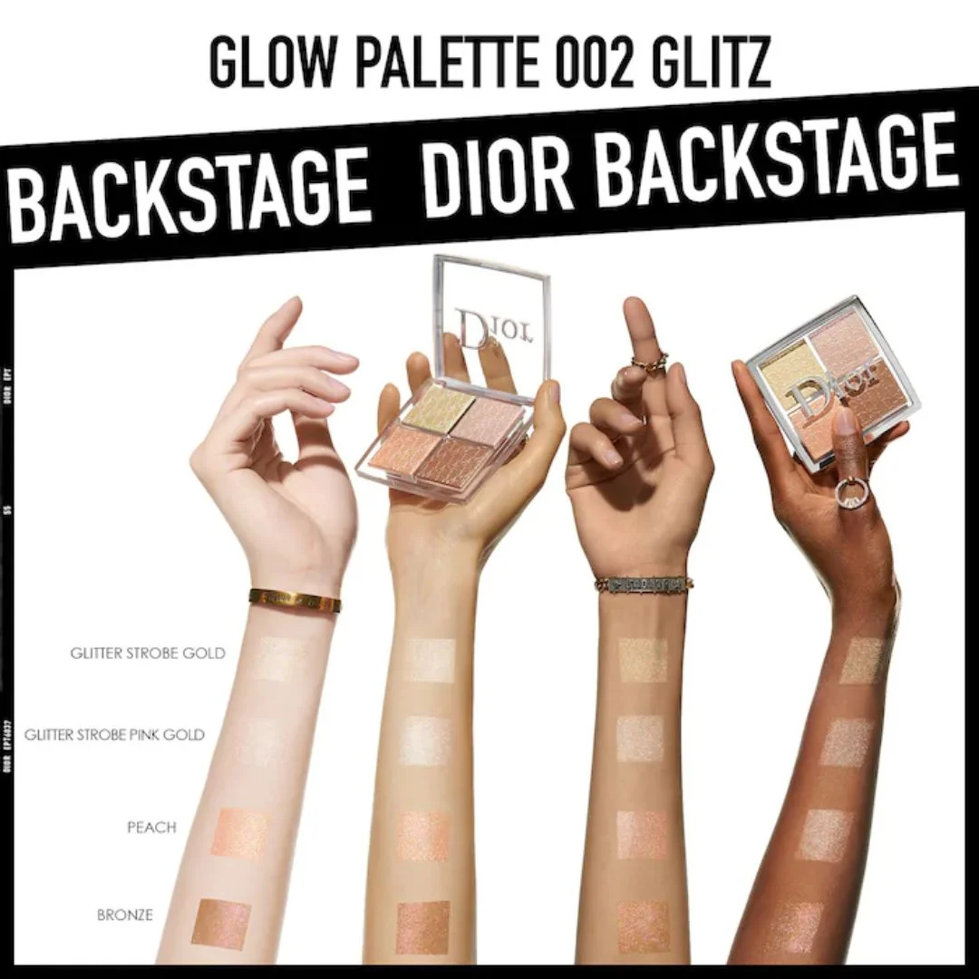 Dior Backstrage Glow Face Palette 002 Glitz Paleta de Iluminador
