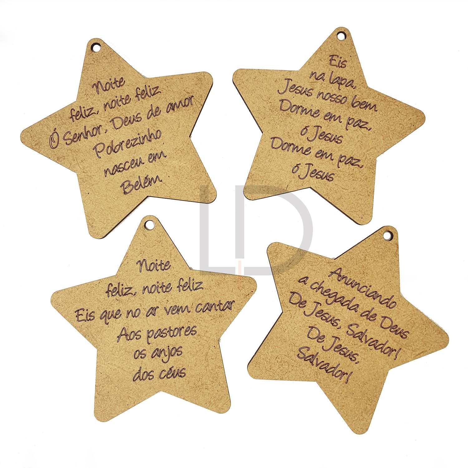 Enfeites de Natal Placa Para Decoração Com Cordão Frase: Ho Ho Ho, Feliz  Natal