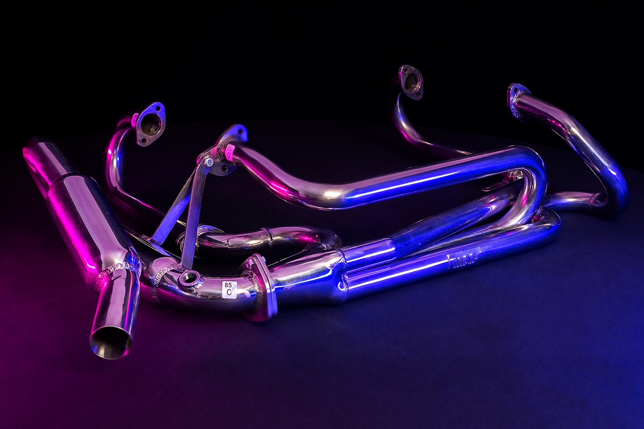 Escapamento Inox MAF Fusca Itamar M. Performance Two Mufflers - MAF ...