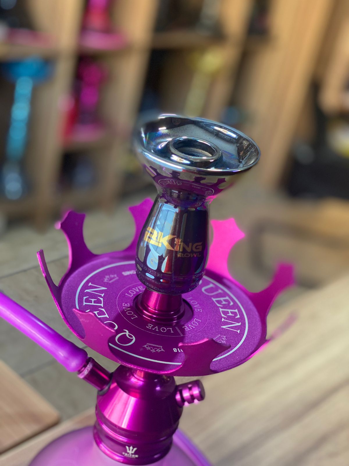 KIT NARGUILE COMPLETO TRITON ZIP - ROXO - Tabacaria Premium