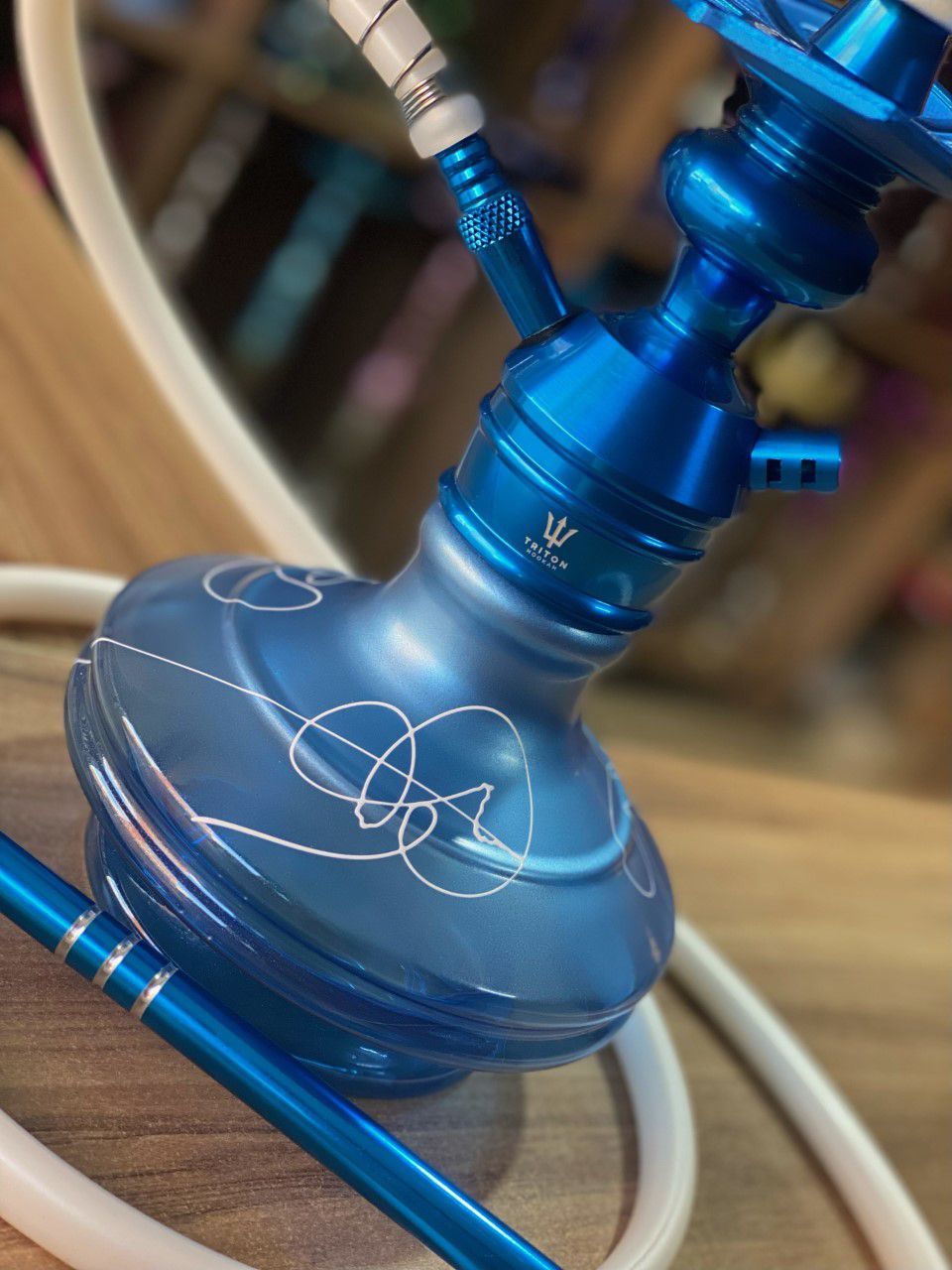 COMPRE NARGUILE COMPLETO TRITON ZIP - AZUL (REAL MADRID