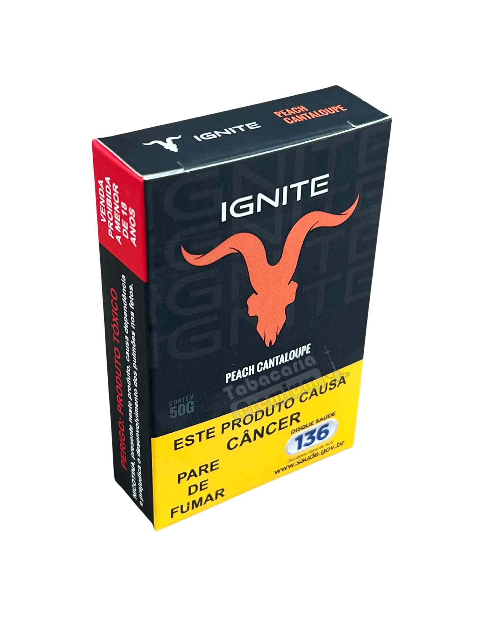 Essência Ignite Peach Cantaloupe 50g Tabacaria Premium