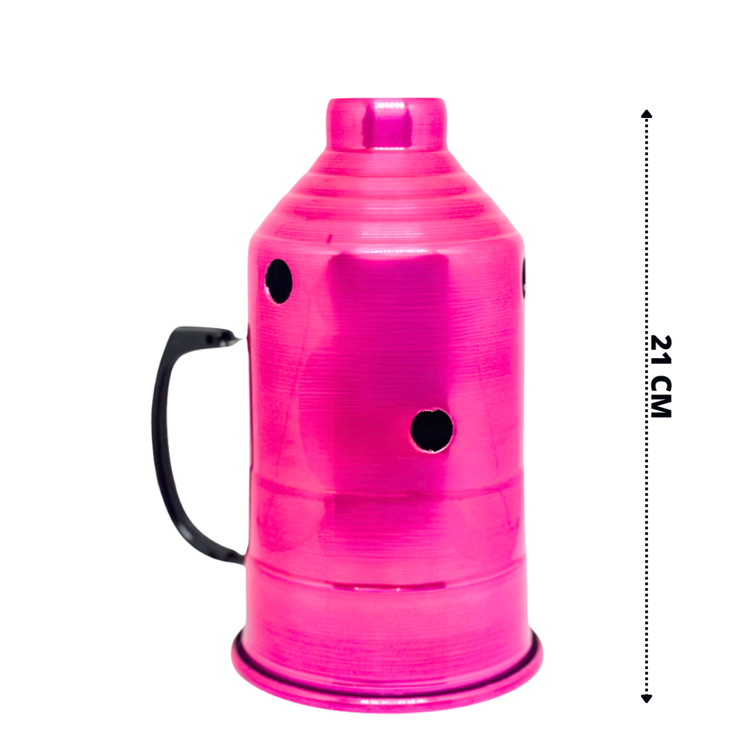 Kit Narguile Zeus Smart Completo - Rosa Pink Fosco - Tabacaria Premium