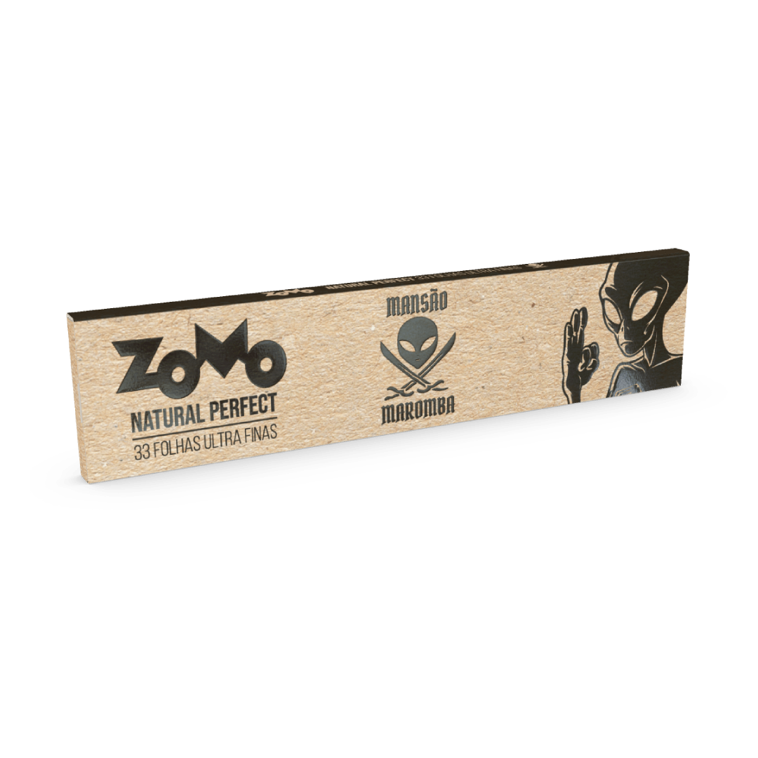 Caixa de Seda Zomo Natural Perfect Mansão Maromba Cx C/25 Folhas