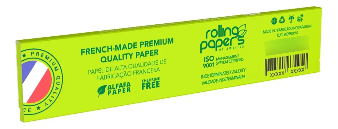 Caixa de Seda Zomo Alfafa Natural Slim C/50 Atacado - Tabacaria