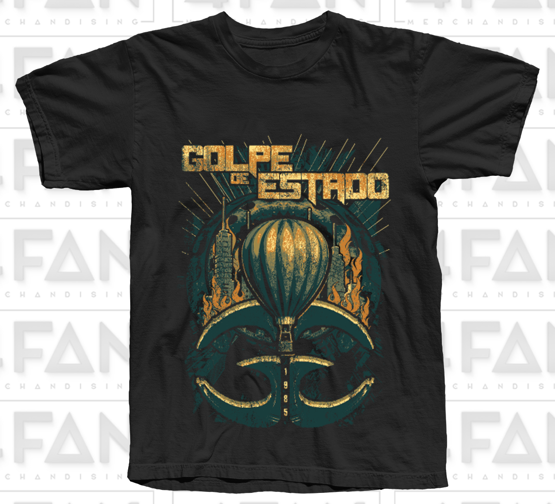Golpe de Estado - Camiseta - Rock Collectors - 4Fan Merchandising
