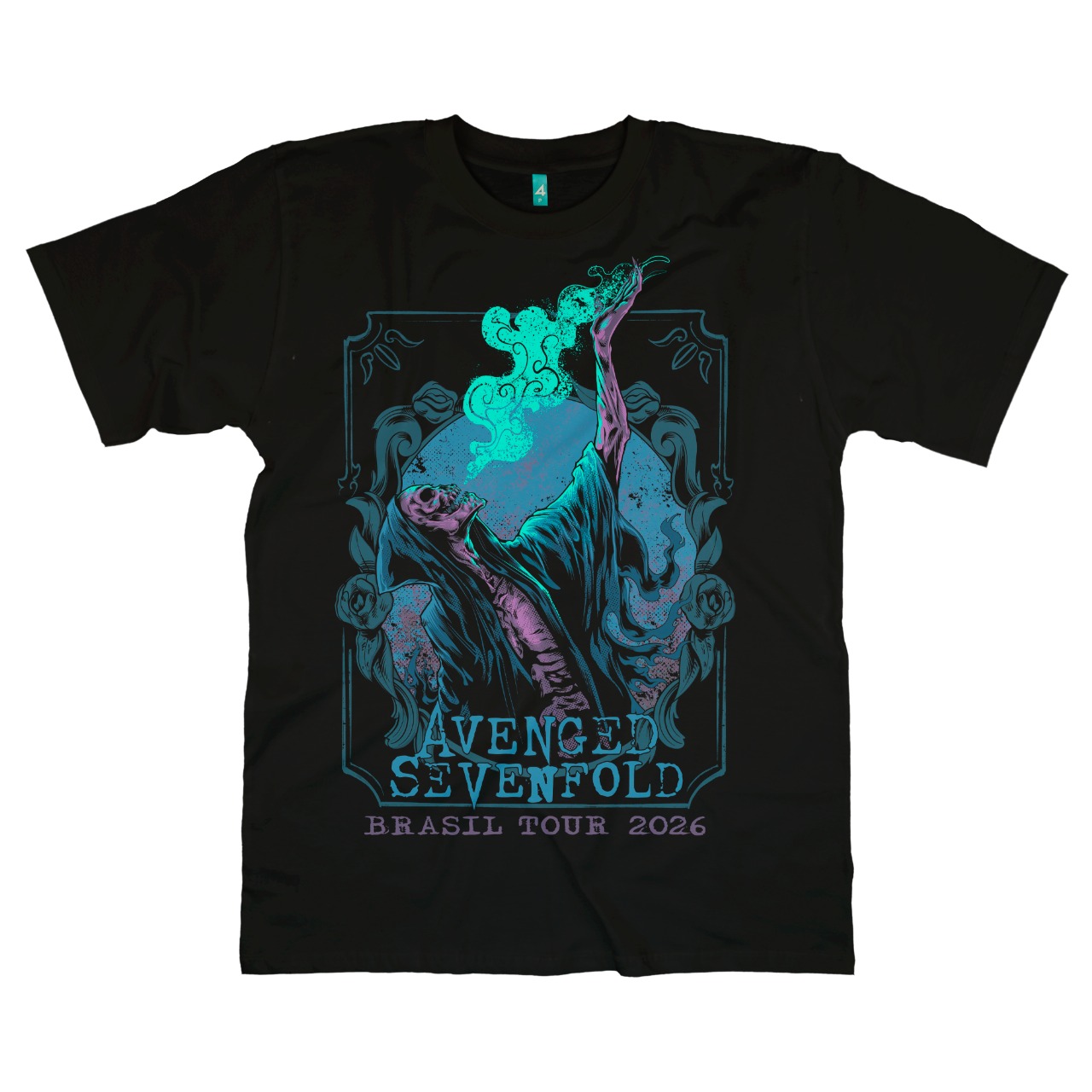 Camiseta Avenged Sevenfold Brasil Tour 2026 - 4Fan Merchandising