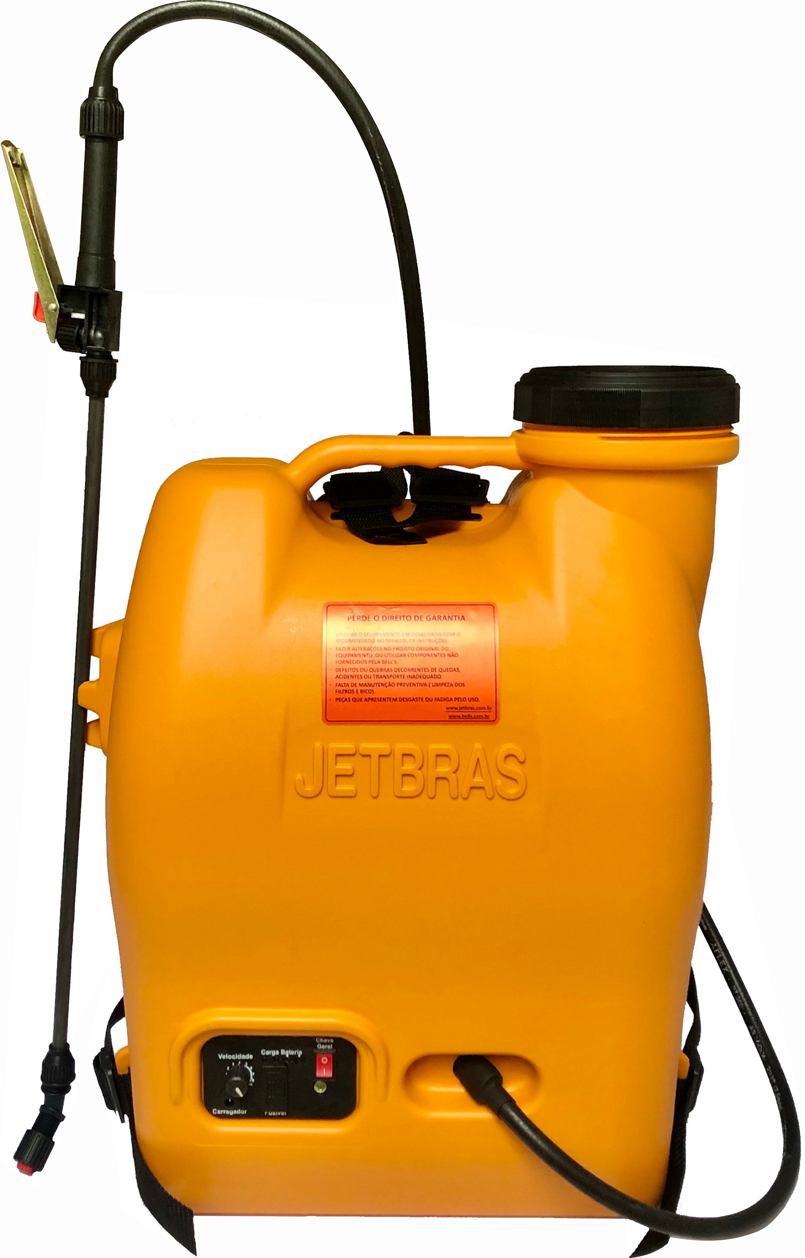 Pulverizador Costal BE-18 Potenciômetro à Bateria Jetbras - Jetbras