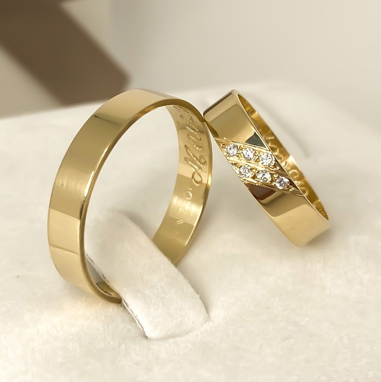 Alianças de casamento Ouro 18k - Somary