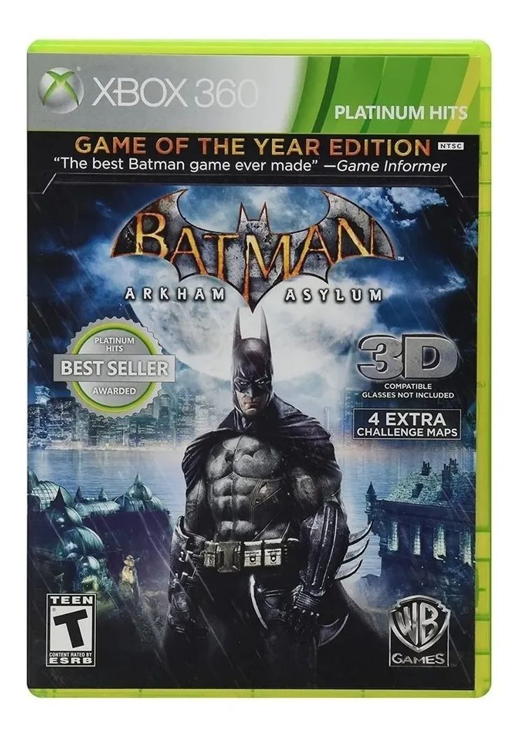 Jogo Batman: Arkham Asylum Usado - Xbox 360 - Toygames