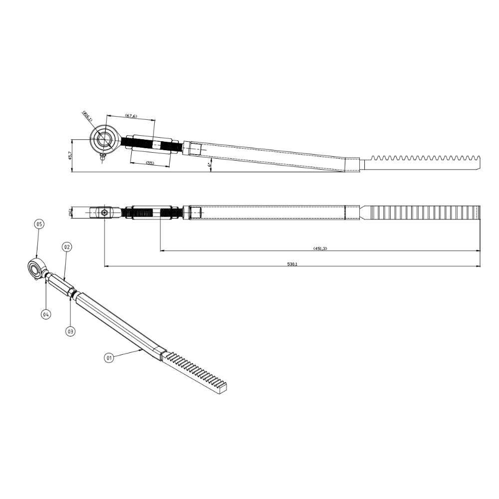Braço Curvo Distorcedor Porta eletrica Volare Neobus 53cm - Acessórios ...