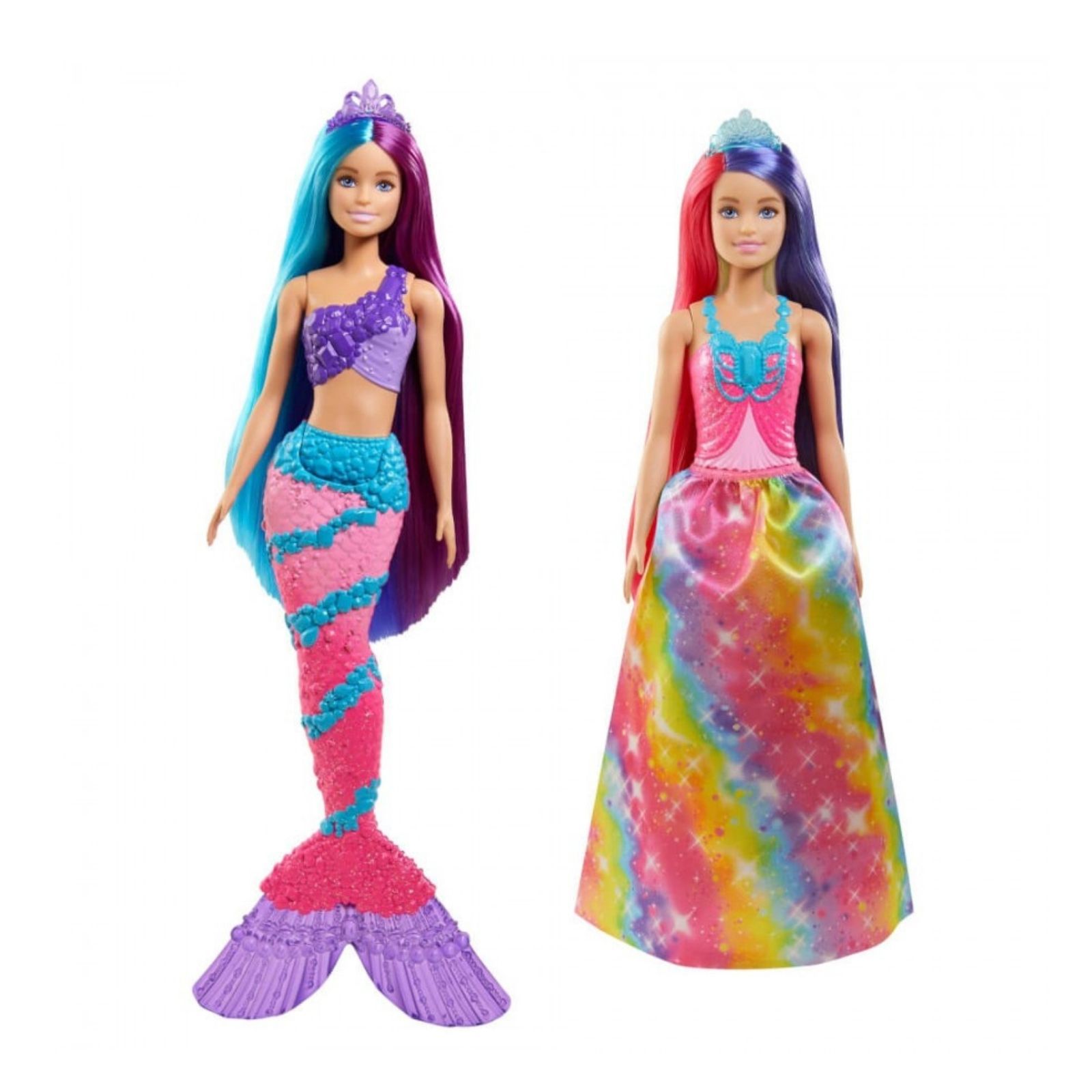 Boneca com Acessórios - Barbie Dreamtopia - Sereia Penteados