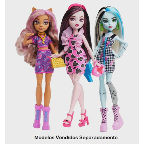 Boneca Monster High Draculaura Básica HKY74 - Mattel - Happily Brinquedos