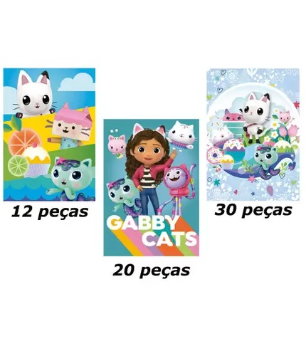 Quebra-Cabeça Progressivo Gabby's Dollhouse 04371 - Grow - Happily ...