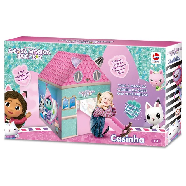 Casinha A Casa Mágica da Gabby 3541 - Líder - Happily Brinquedos