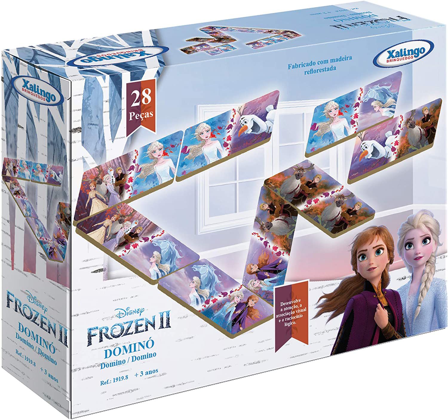 Quebra-Cabeças 100 Peças Frozen Disney Xalingo : : Brinquedos  e Jogos