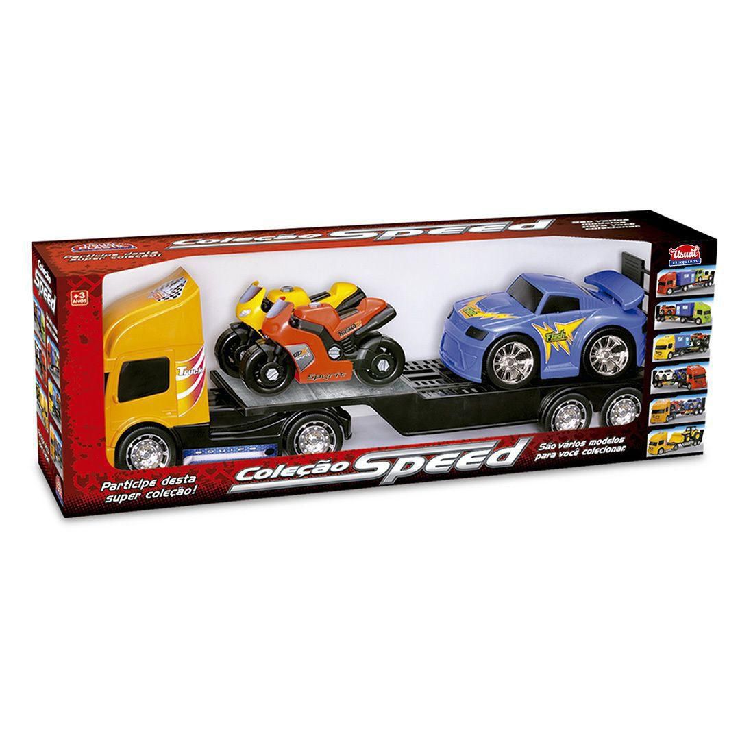 Caminhão Equipe Speed 119 - Usual Brinquedos - Happily Brinquedos