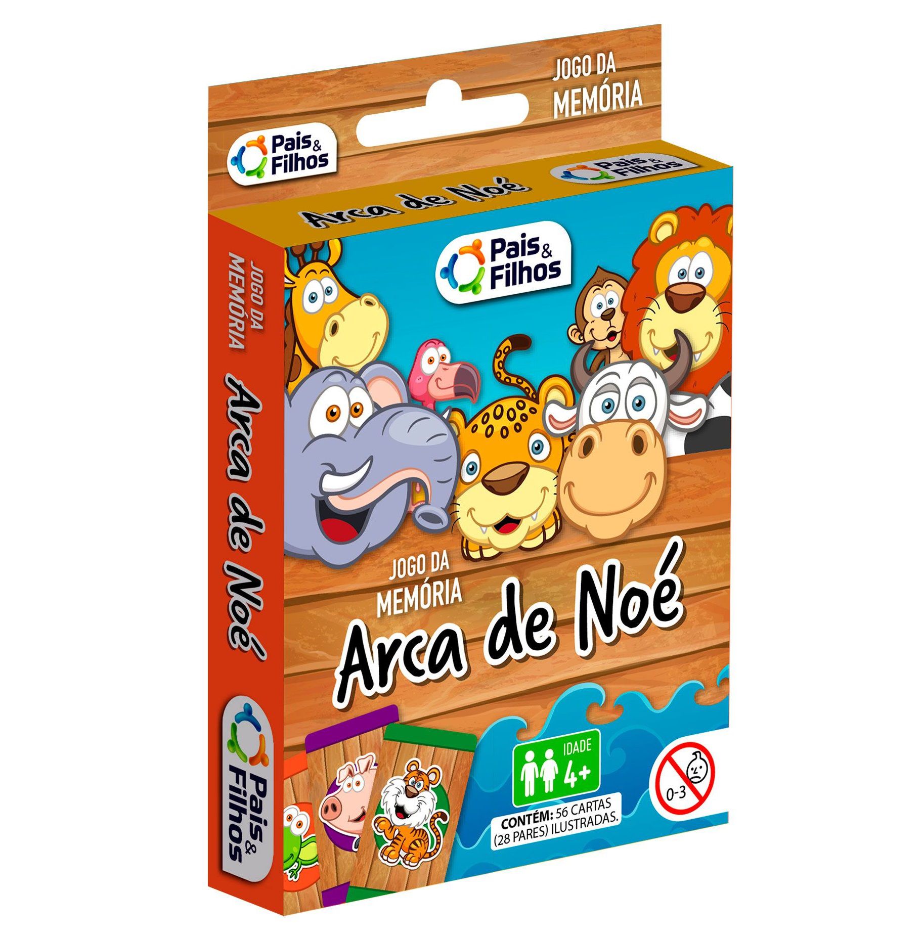 Jogo Do Mico + Jogo Da Memória 56 Cartas 2 Em 1 Pais Filhos - Babu