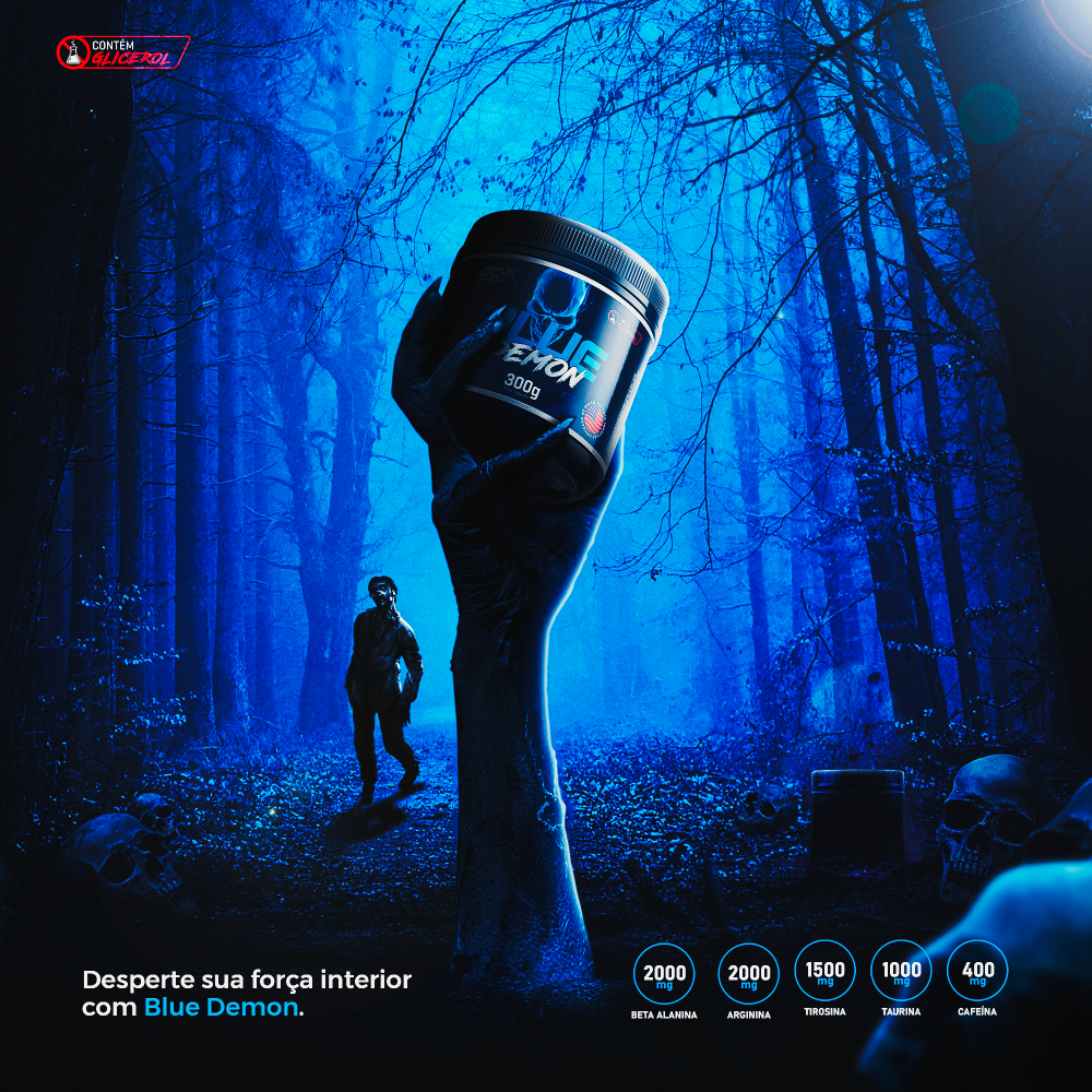 BLUE DEMON 300g - DCX Nutrition | Suplementos Nutricionais