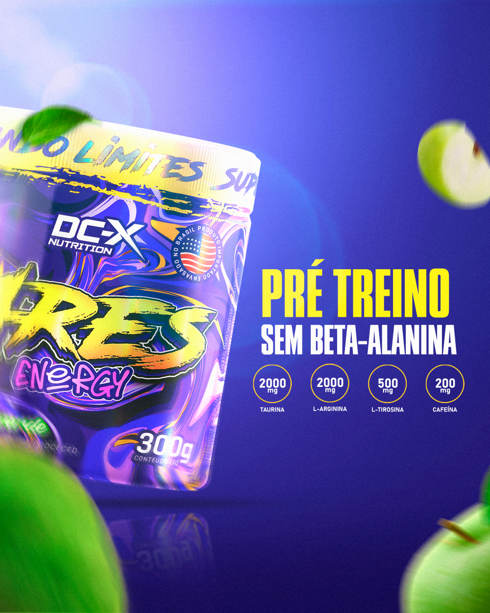 ARES PRÉ-TREINO 30 DOSES - DCX Nutrition | Suplementos Nutricionais