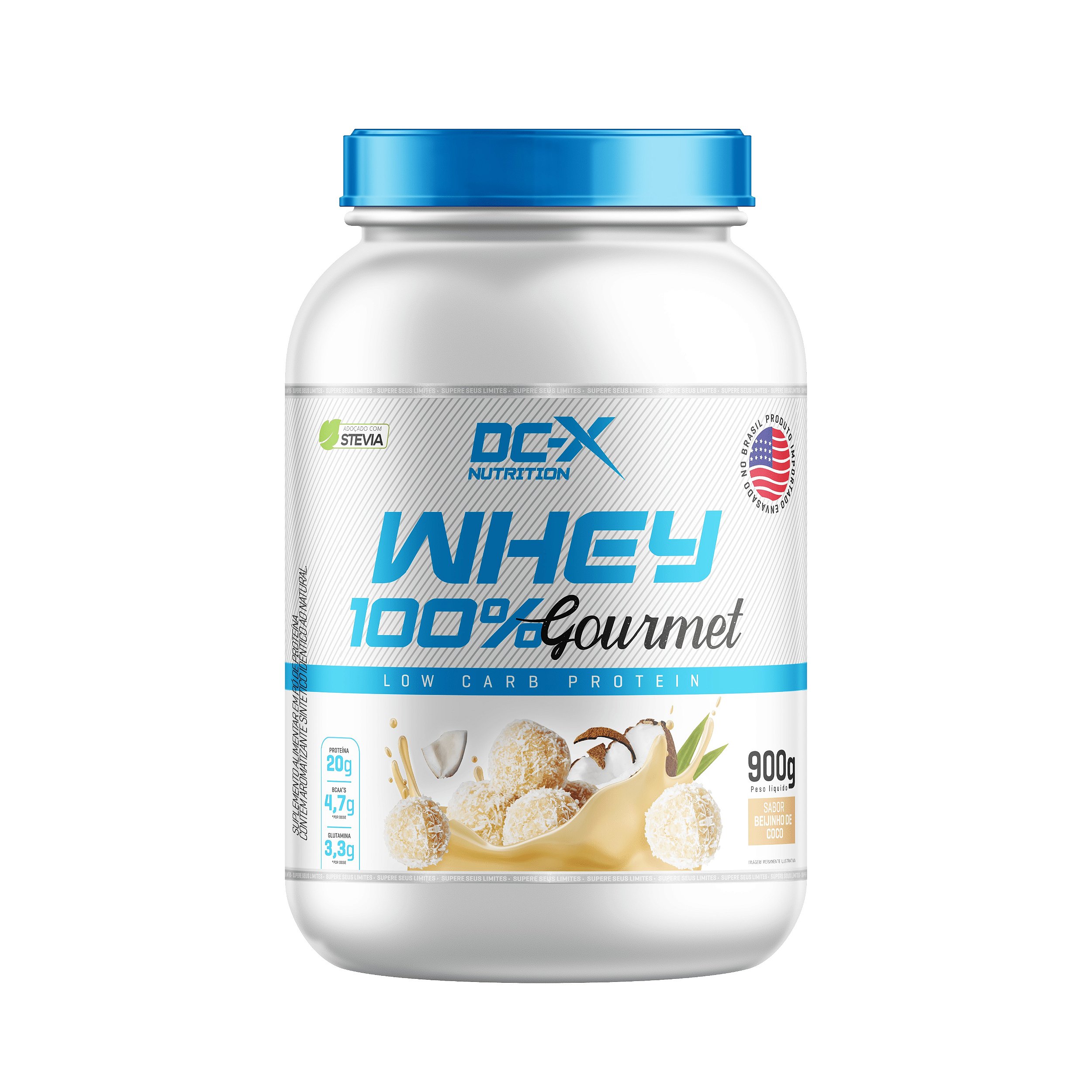 WHEY 100% GOURMET 900G POTE - DCX Nutrition