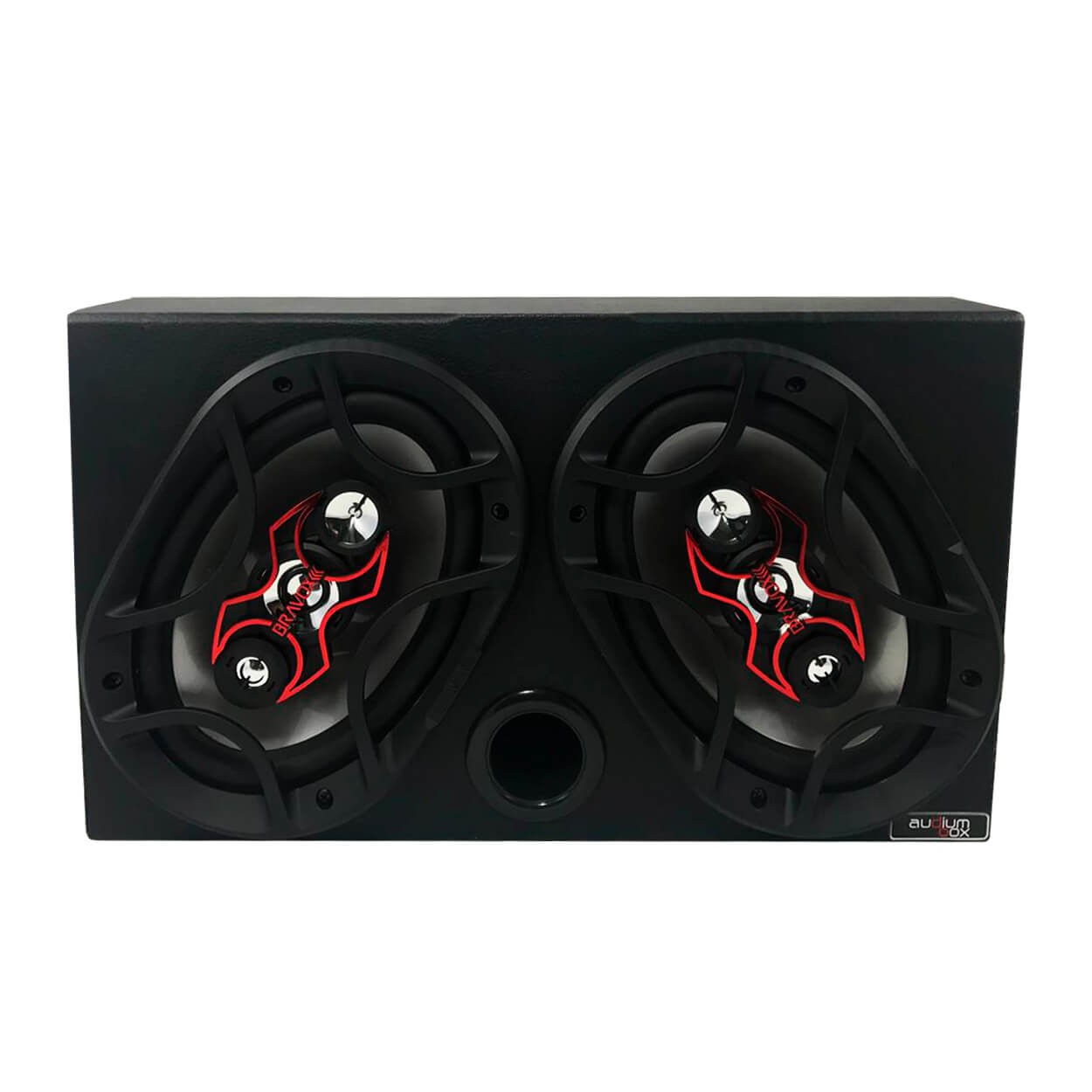 Caixa 6x9 Bravox Montada Completa 140w Rms + Amplificador Taramps