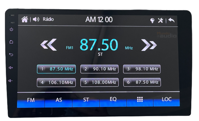 Central Multimidia 9 Polegadas Apple Carplay e Android - Mundo Audio