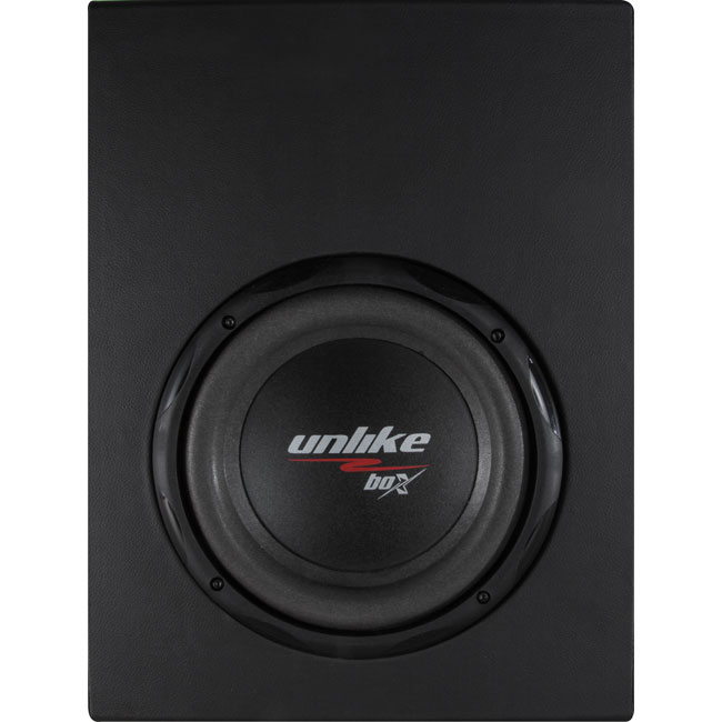 Caixa Amplificada Slim Carro 8 Polegadas 200w Rms Unlike Top - Mundo Audio