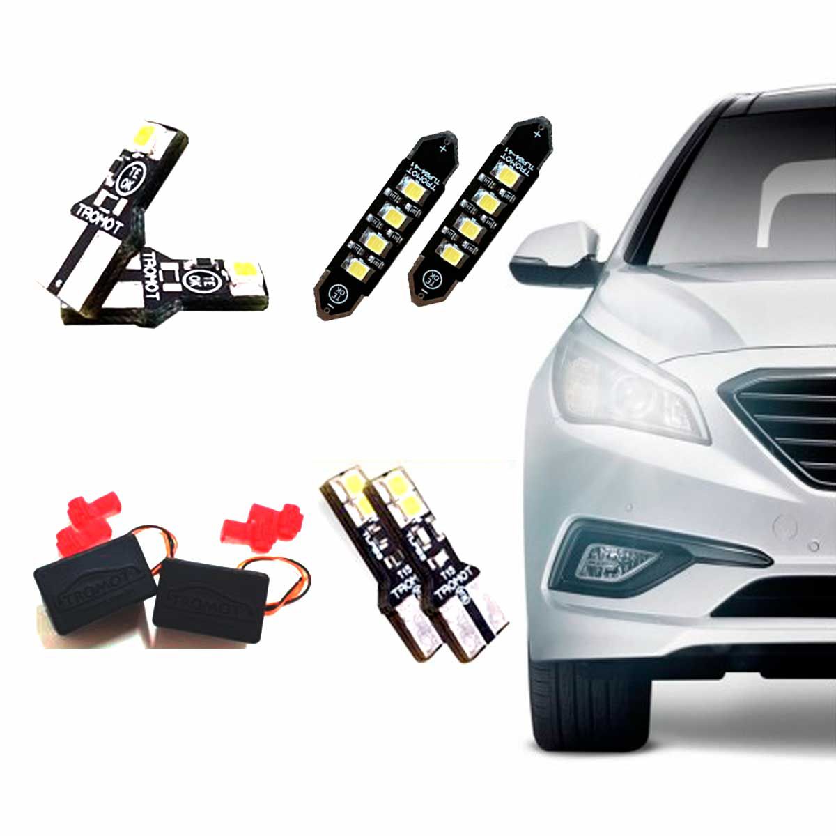 Kit Lâmpadas LED Onix Plus 2020 Int E Ext com Cancellers Mundo Audio