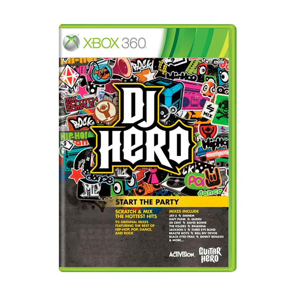 Jogo DJ Hero - Xbox 360 - MeuGameUsado