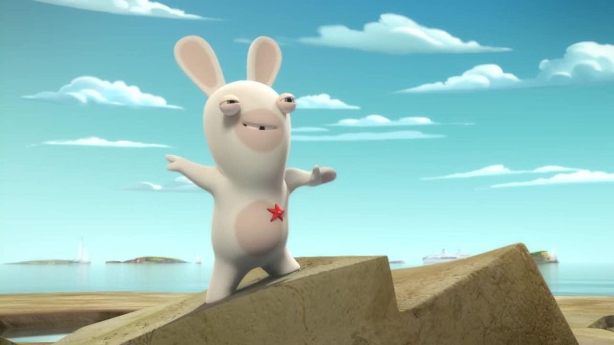 Xbox 360 Rabbit Invasion Jogo Rabbids Invasion: The Interactive TV Show - Xbox 360 - MeuGameUsado